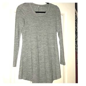 Long Sleeve Grey Dress